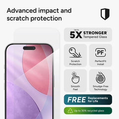 ZAGG Glass Elite Screen Protector – For iPhone 17 Pro / 17 Pro Max