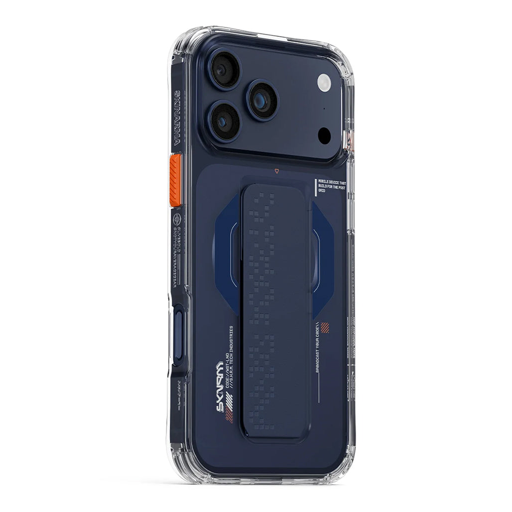 Skinarma HAXA Mag-Charge with Grip-Stand for iPhone 17 Pro / 17 Pro Max - Navy