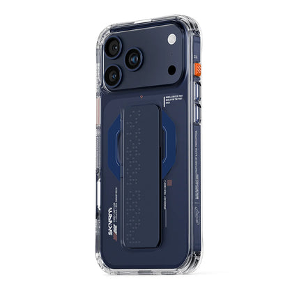 Skinarma HAXA Mag-Charge with Grip-Stand for iPhone 17 Pro / 17 Pro Max - Navy