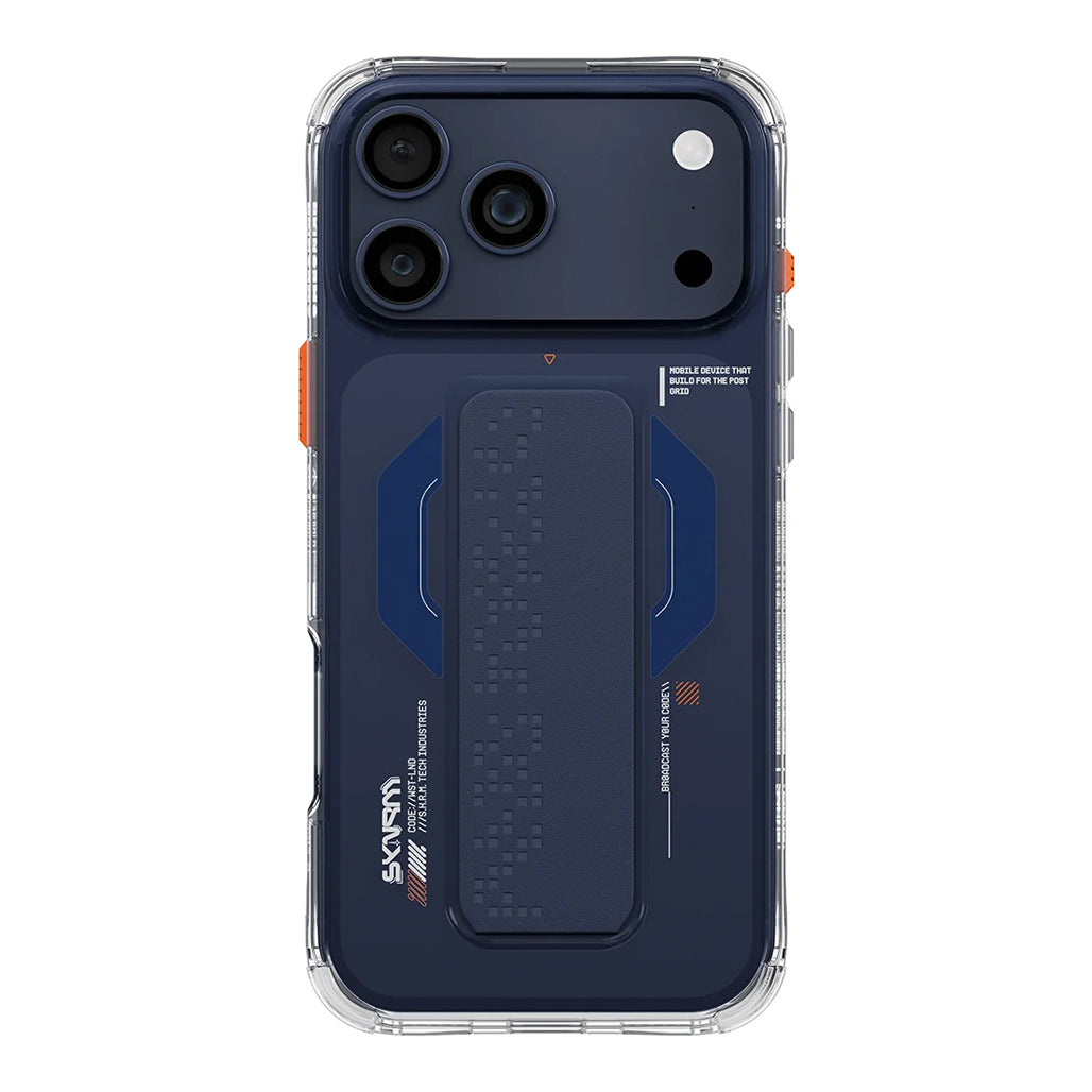 Skinarma HAXA Mag-Charge with Grip-Stand for iPhone 17 Pro / 17 Pro Max - Navy