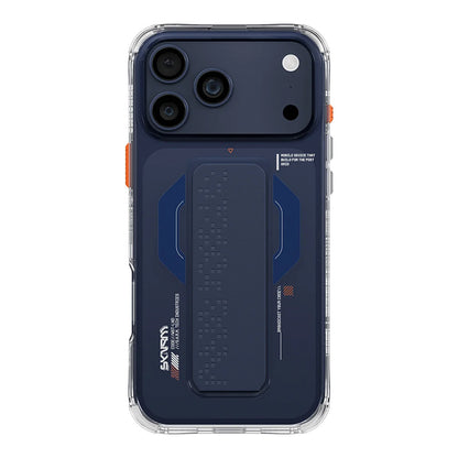 Skinarma HAXA Mag-Charge with Grip-Stand for iPhone 17 Pro / 17 Pro Max - Navy
