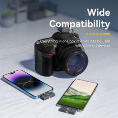 Hollyland Lark M2 Wireless Microphone  Lightweight 40-Hour Battery ENC Noise Cancellation 300m Range Multi-Device Compatibility - Combo Version