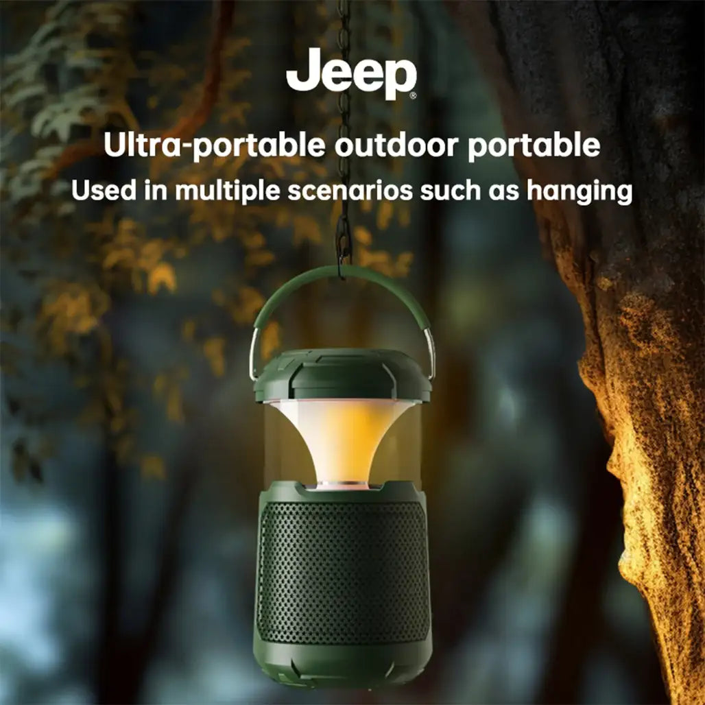 Jeep JP‑SC001 Portable Bluetooth Speaker – IPX5 Waterproof, 12H Play