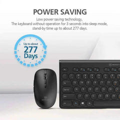 Micropack KM-228W USB-A Slim Wireless Mouse and Keyboard Combo - Pixel Zones