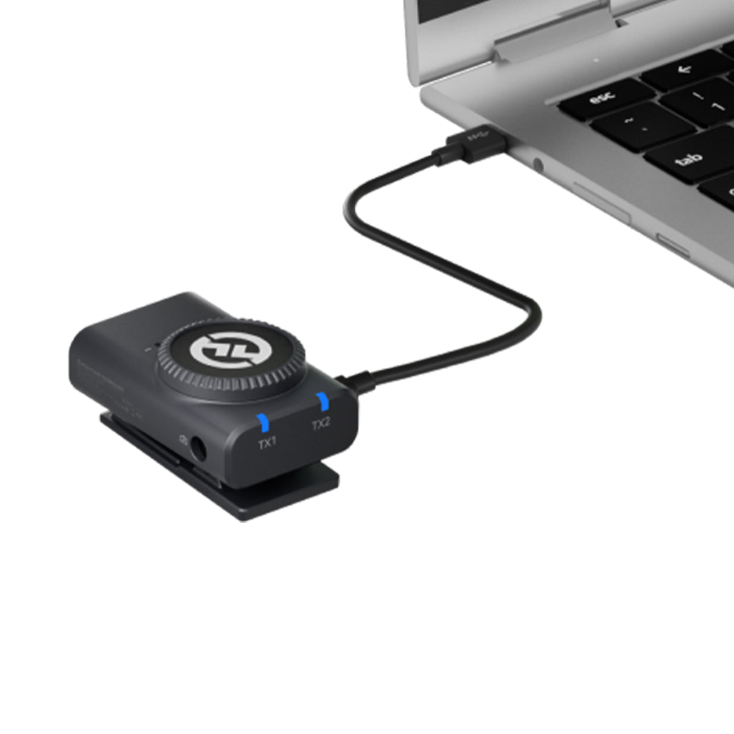 Hollyland Lark M2 Wireless Microphone  Lightweight 40-Hour Battery ENC Noise Cancellation 300m Range Multi-Device Compatibility