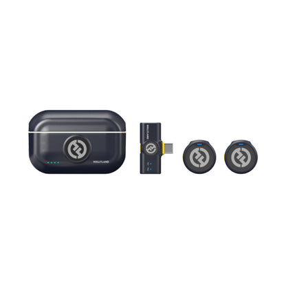 Hollyland Lark M2 Wireless Microphone  Lightweight 40-Hour Battery ENC Noise Cancellation 300m Range Multi-Device Compatibility