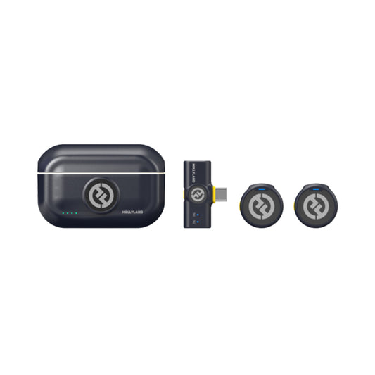 Hollyland Lark M2 Wireless Microphone  Lightweight 40-Hour Battery ENC Noise Cancellation 300m Range Multi-Device Compatibility