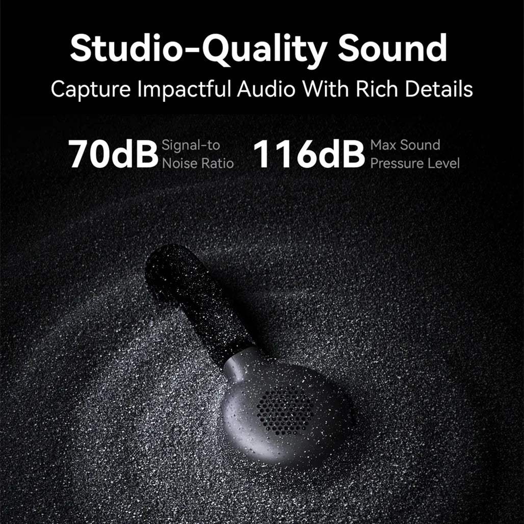 Hollyland Lark M2S Combo - Black - Ultra-Light Wireless Microphone with 30 Hours Battery Life Superior Noise Cancellation & 300m Range
