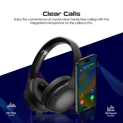 Promate LaBoca-Pro - High Fidelity Over-Ear Wireless Headphones