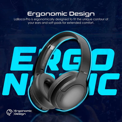 Promate LaBoca-Pro - High Fidelity Over-Ear Wireless Headphones