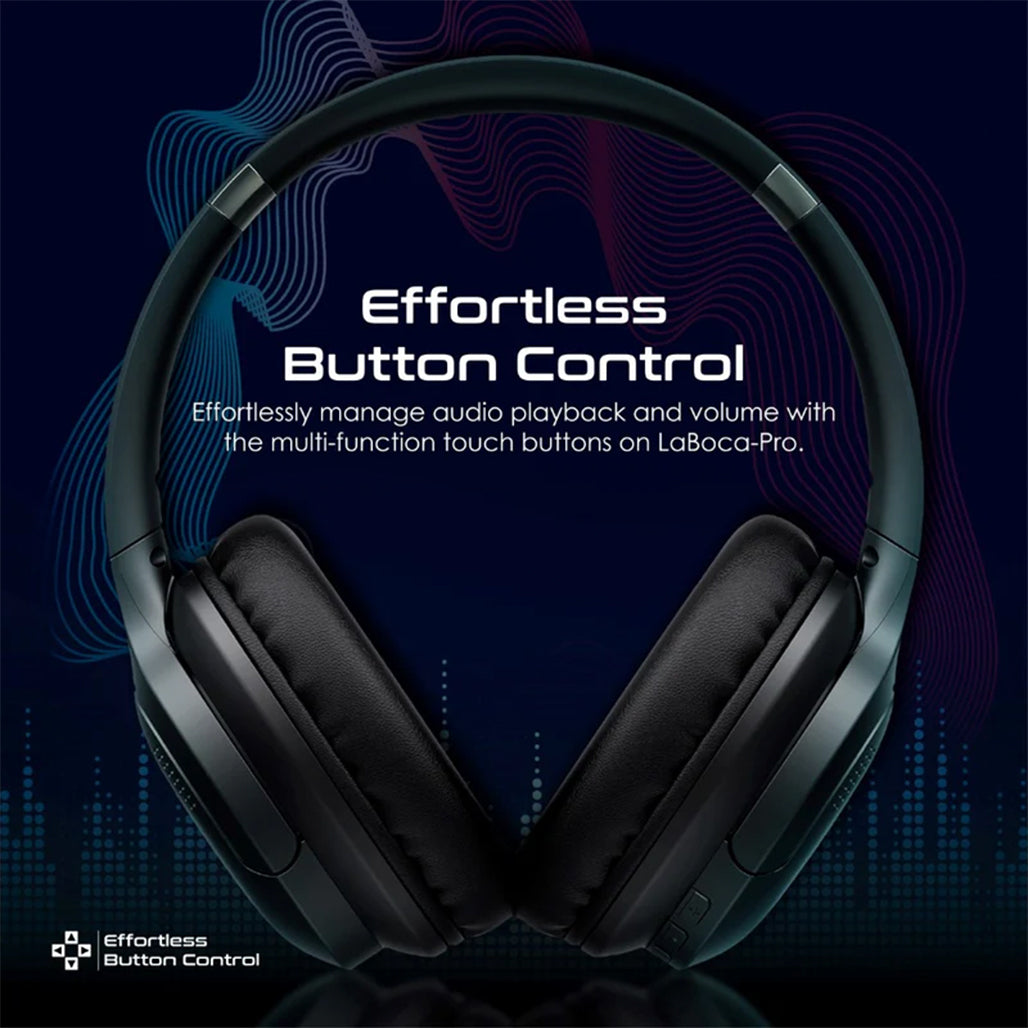 Promate LaBoca-Pro - High Fidelity Over-Ear Wireless Headphones