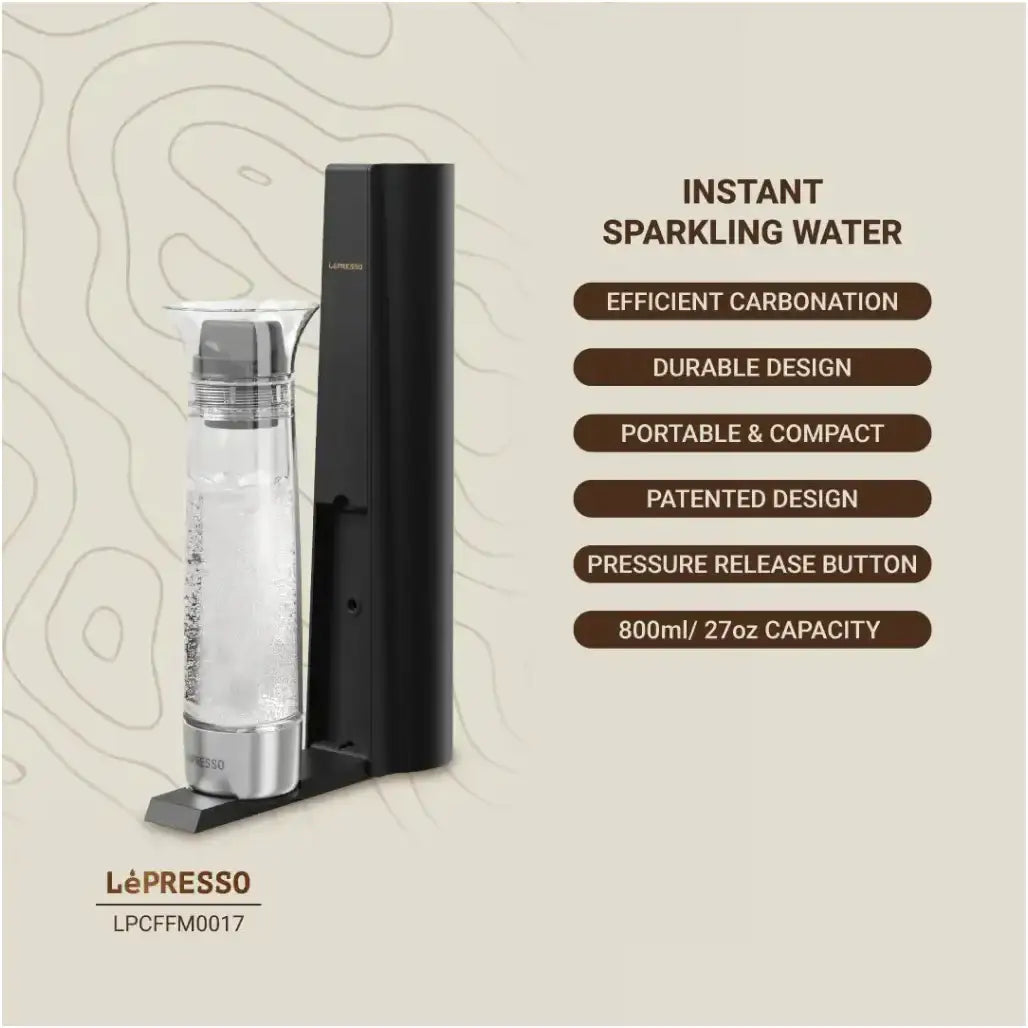 LePresso Carbonator 800 mL LPCFFM0017 – Instant Sparkling Water