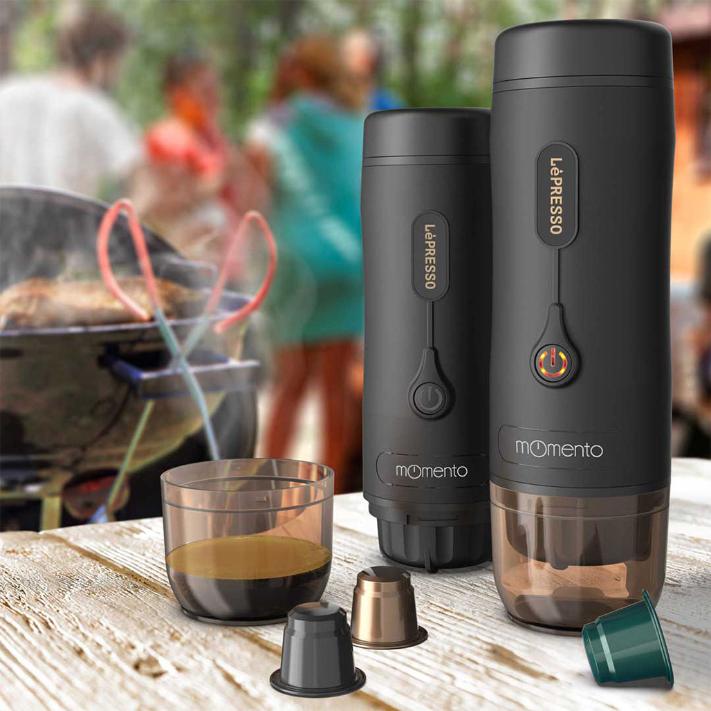 LePresso Momento 2.0 Portable Espresso – 75 W, 200 mL, Type‑C