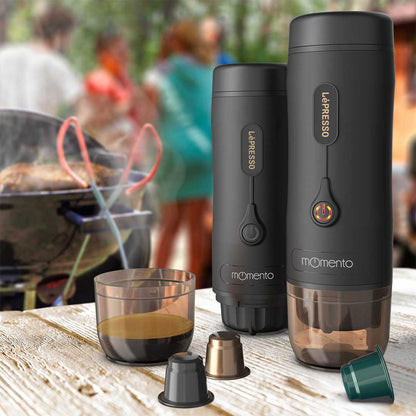 LePresso Momento 2.0 Portable Espresso – 75 W, 200 mL, Type‑C