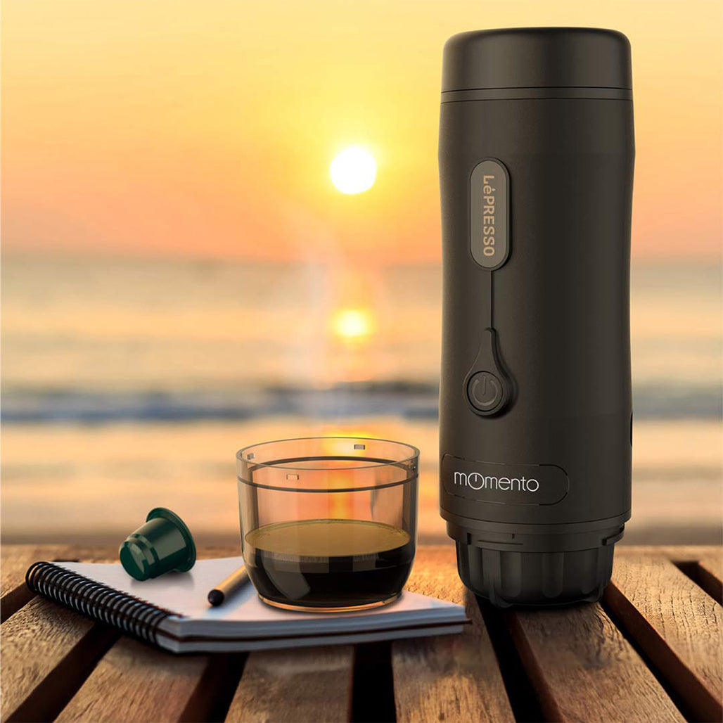 LePresso Momento 2.0 Portable Espresso – 75 W, 200 mL, Type‑C