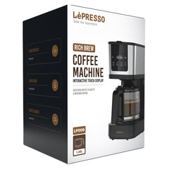 LePresso Rich Brew Coffee Machine Interactive Touch Display