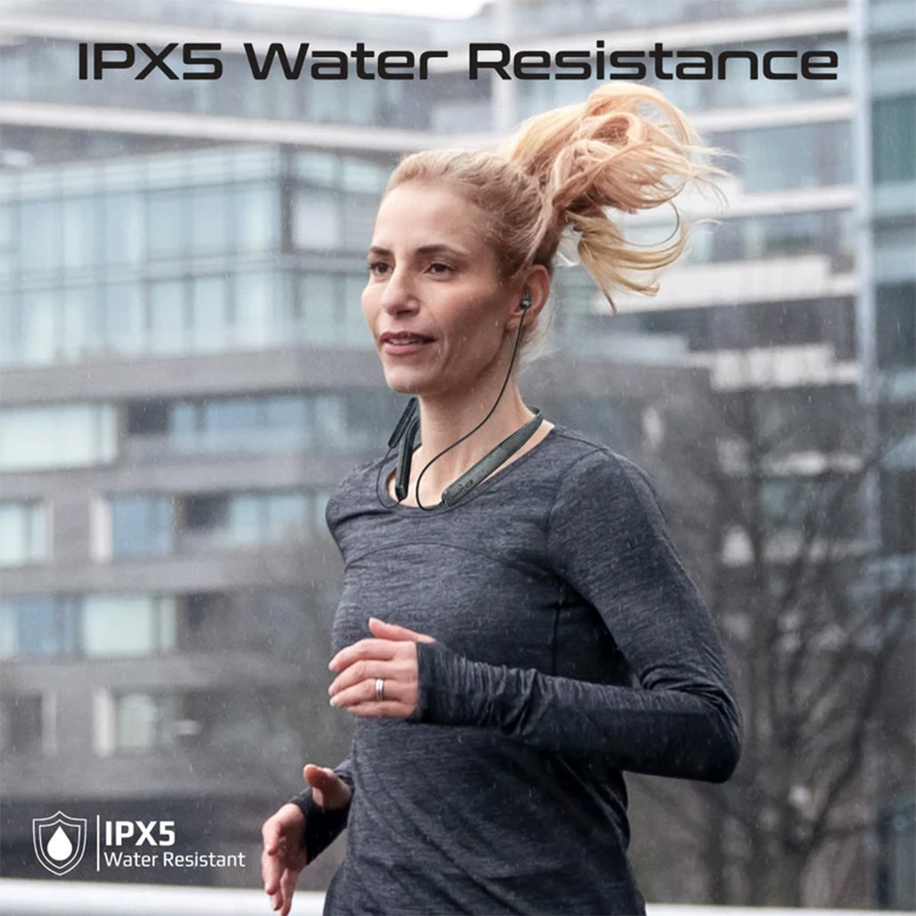 Promate Leap-200H — SportFit™ High Fidelity Wireless ENC Neckband Earphones with 200 Hours Playtime