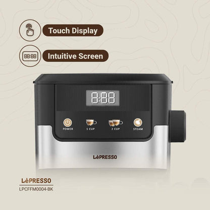 Lepresso Suprema Espresso Machine - Nespresso and Barista Capsules Compatible