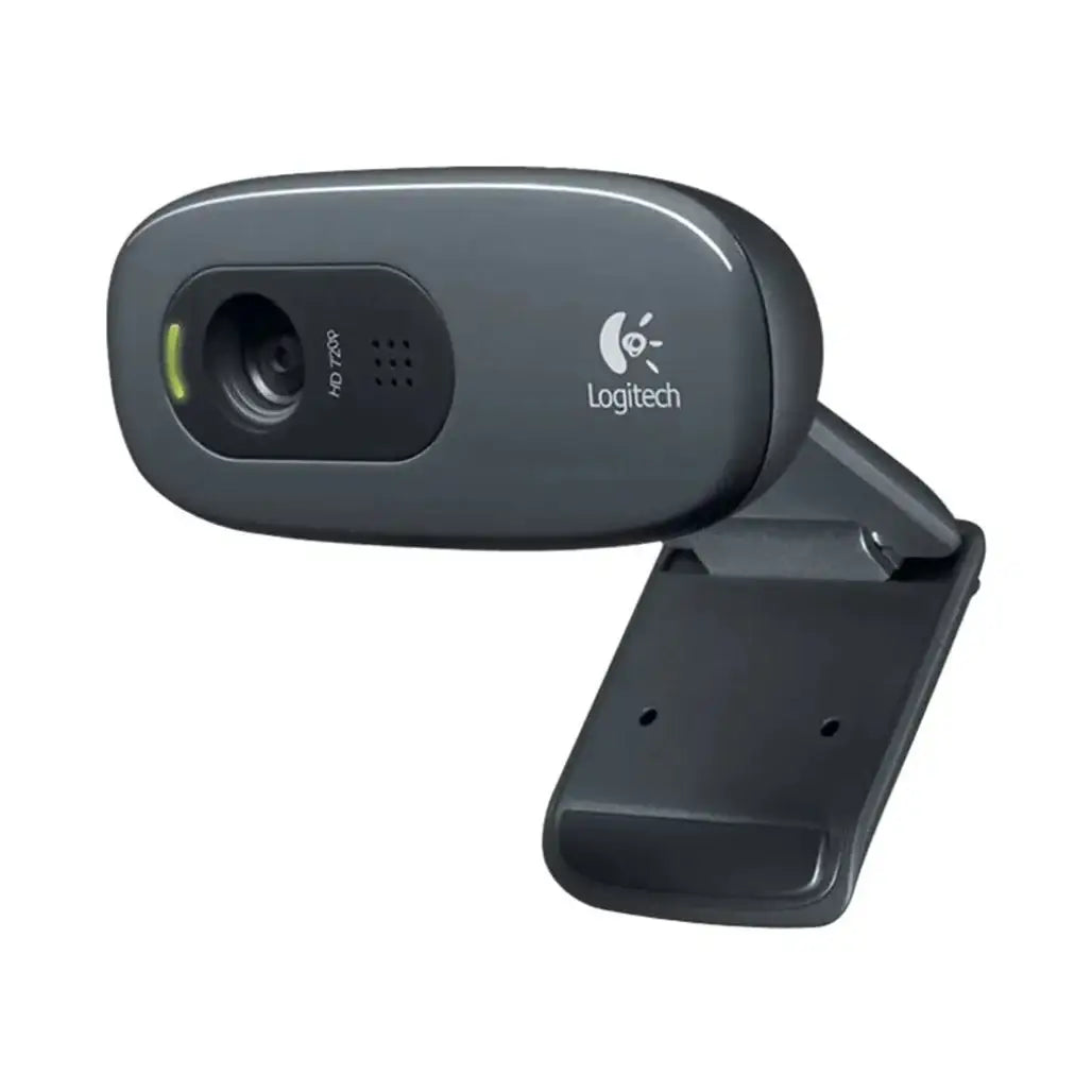 Logitech C270 HD Webcam – 720p, RightLight 2, Noise‑Reducing Mic