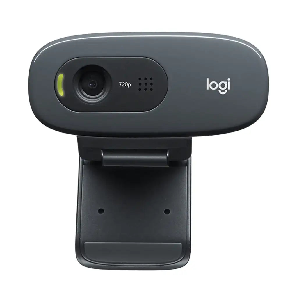Logitech C270 HD Webcam – 720p, RightLight 2, Noise‑Reducing Mic
