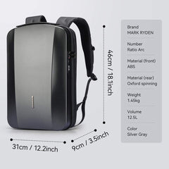 MARK RYDEN 17.3" Laptop Backpack Hardshell Travel Backpack with USB Charging Port & Anti-Theft Lock – MR8918PRO