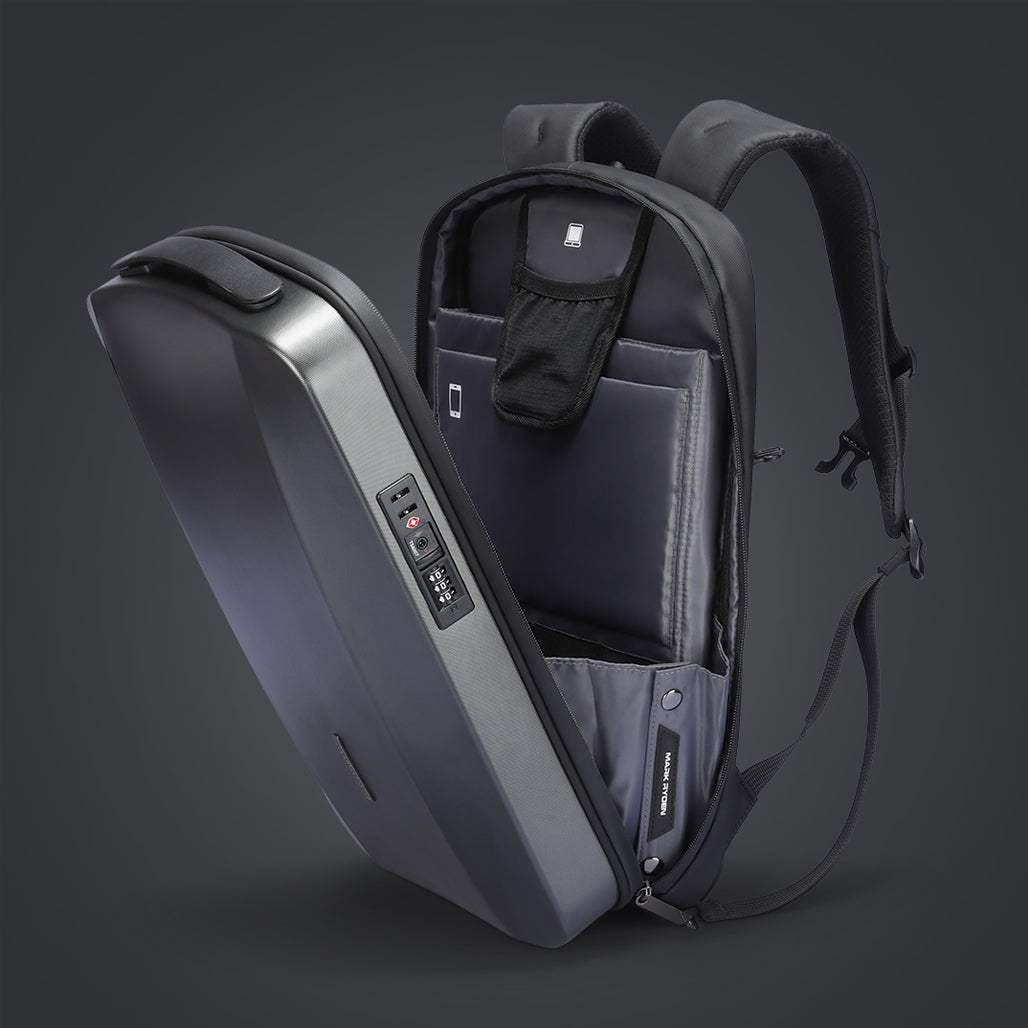 MARK RYDEN 17.3" Laptop Backpack Hardshell Travel Backpack with USB Charging Port & Anti-Theft Lock – MR8918PRO