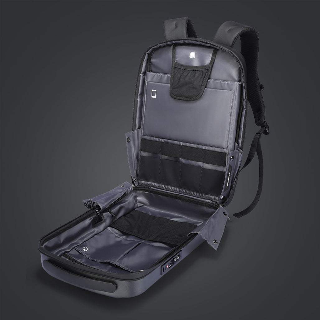 MARK RYDEN 17.3" Laptop Backpack Hardshell Travel Backpack with USB Charging Port & Anti-Theft Lock – MR8918PRO