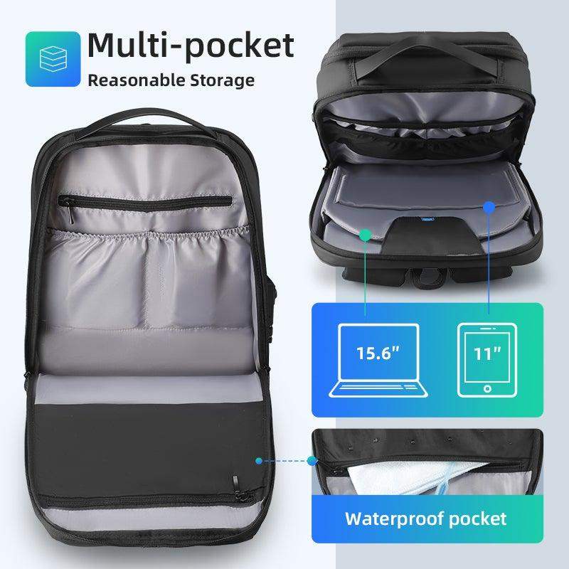 Professional slim laptop backpack with usb port cheap