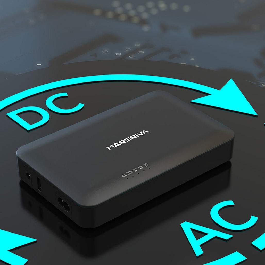 MARSRIVA DC Router UPS 18W 10,000 mAh | KP2 Series