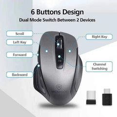 Micropack MP-752W Speedy Pro Dual Receivers Wireless Mouse - Pixel Zones