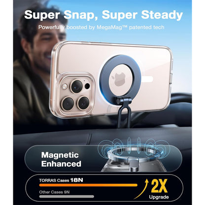 TORRAS Diamond-Mag Case for iPhone 16 Pro Max - Clear