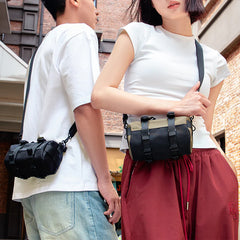 Mark Ryden MotoBarrel – Cylinder Crossbody Bag with Strap for Fashion-Forward Individuals