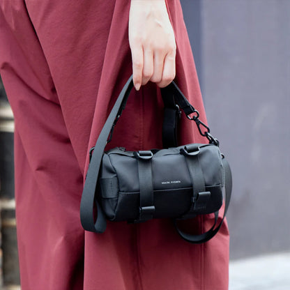 Mark Ryden MotoBarrel – Cylinder Crossbody Bag with Strap for Fashion-Forward Individuals