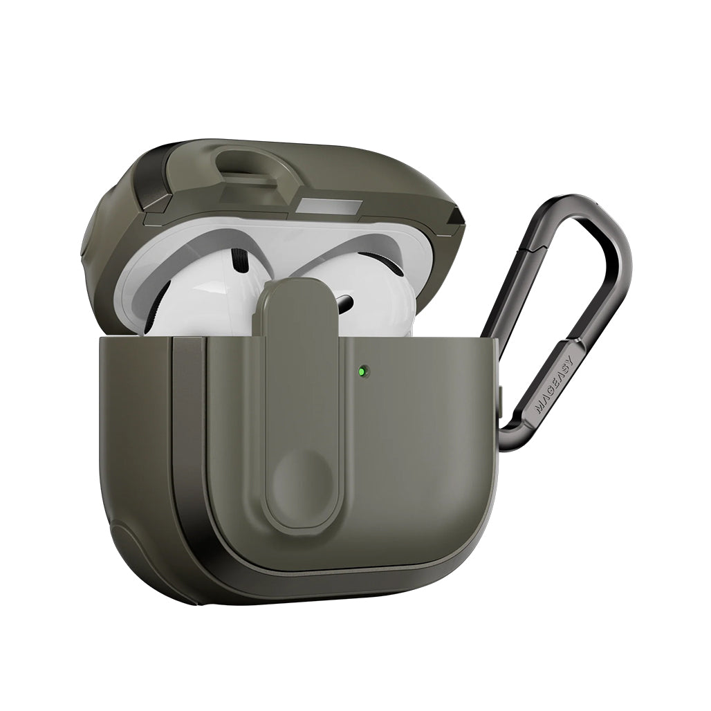 Mageasy Odyssey with Wrist Strap Magnetic Closure AirPods 4 Protective Case