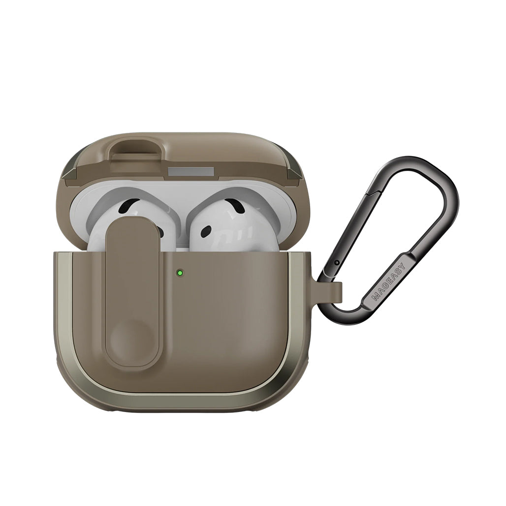 Mageasy Odyssey with Wrist Strap Magnetic Closure AirPods 4 Protective Case