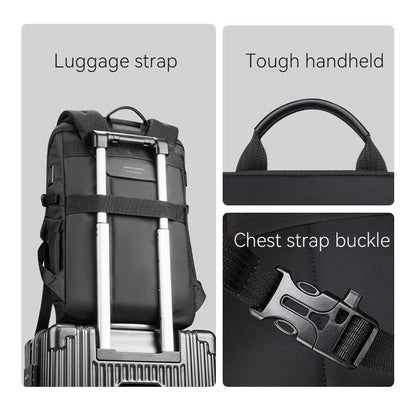 Mark Ryden AeroShield 15.6” Waterproof Backpack with USB Charging Port Laptop and Tablet - MR6886