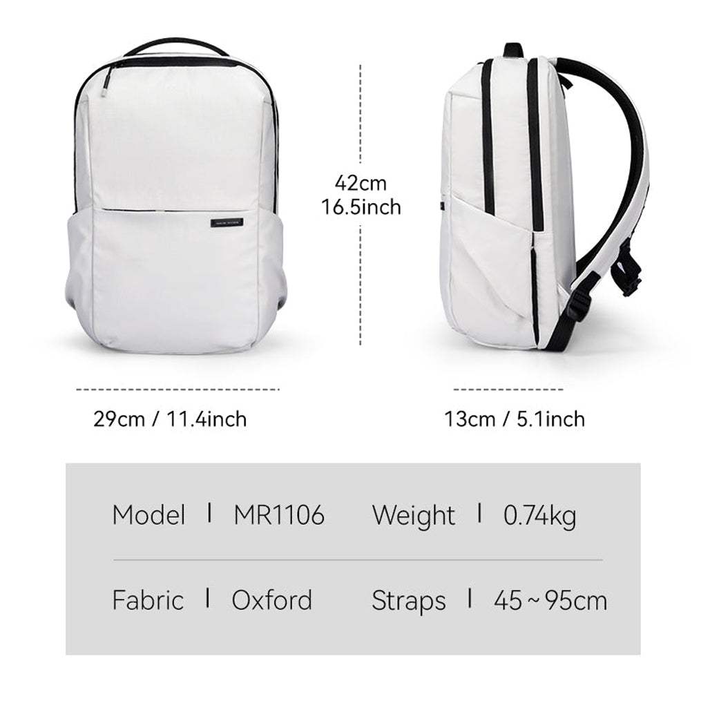 Mark Ryden Ultra-Light 15.6” Waterproof Backpack with USB Charging Port - MR1106