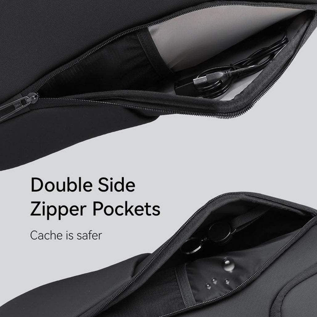 Mark Ryden Waterproof Backpack with USB Charging Port Fits 15.6” Laptop and Tablet - MR9730