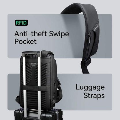 Mark Ryden Waterproof Backpack with USB Charging Port Fits 15.6” Laptop and Tablet - MR9730