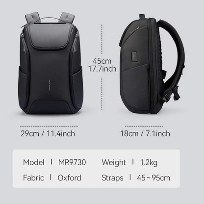Mark Ryden Waterproof Backpack with USB Charging Port Fits 15.6” Laptop and Tablet - MR9730