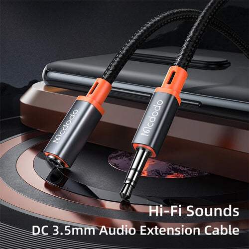 Mcdodo CA-0800 3.5mm Audio Extension Cable (1.2m, Black)