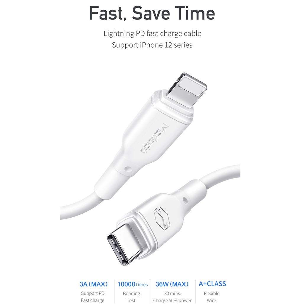 Mcdodo CA-7290 USB-C to Lightning Fast Charging Cable (1.2m)