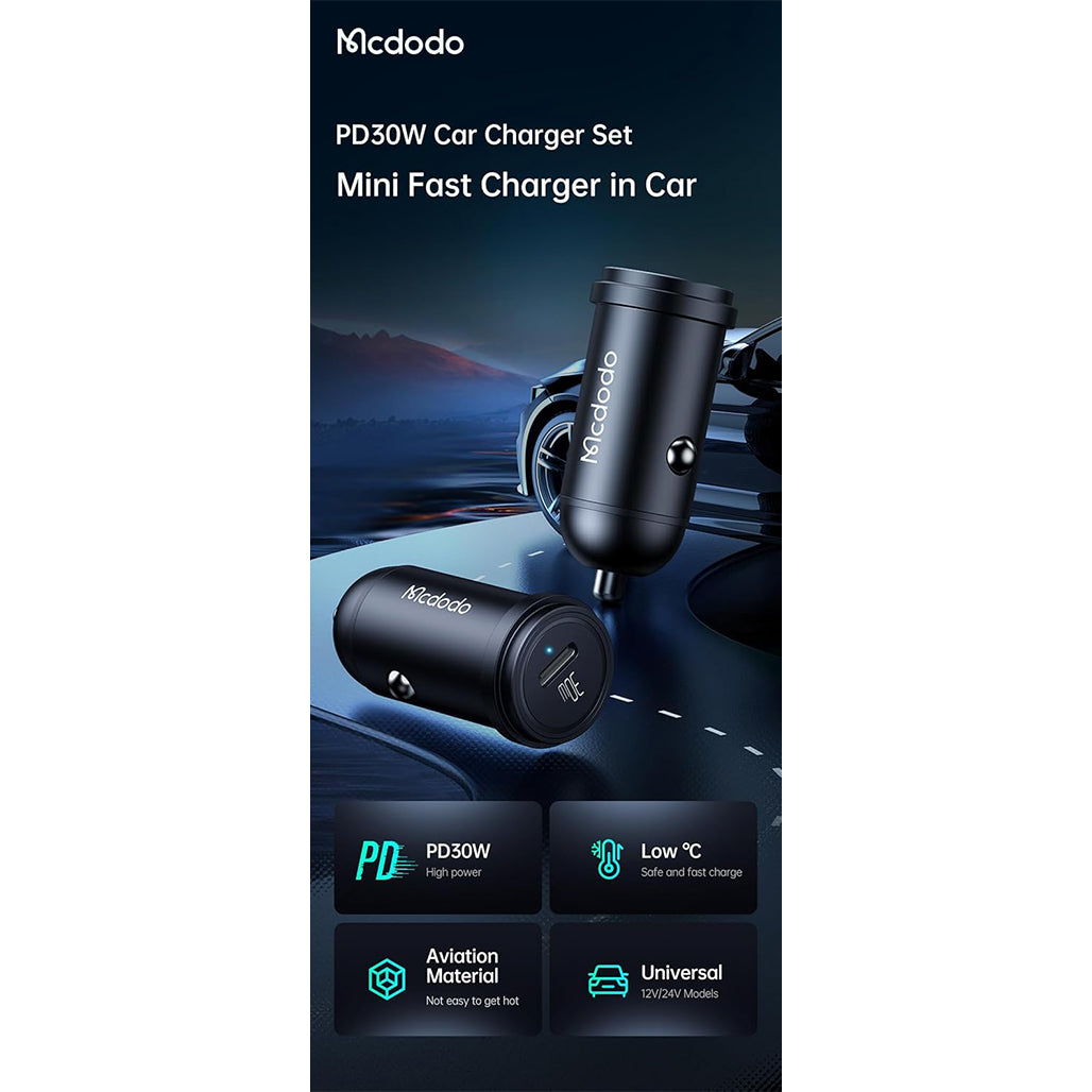 Mcdodo PD30W Fast Car Charger Kit