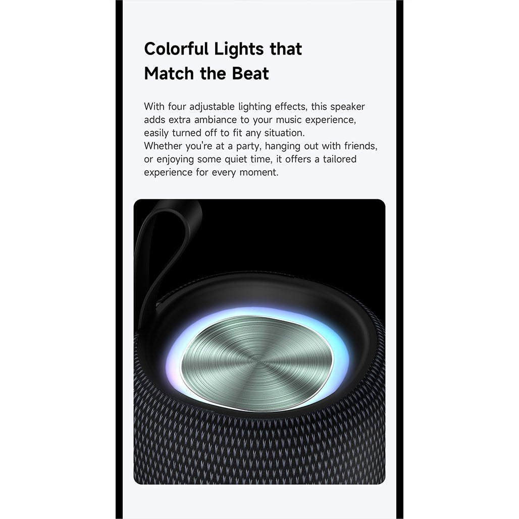 Mcdodo Portable Bluetooth Speaker with Colorful Lights - BS-1410