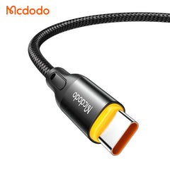 Mcdodo CA-9962 Type-C to Lightning 1.8M Smart Indicator Light Fast Charging Data Cable - Pixel Zones
