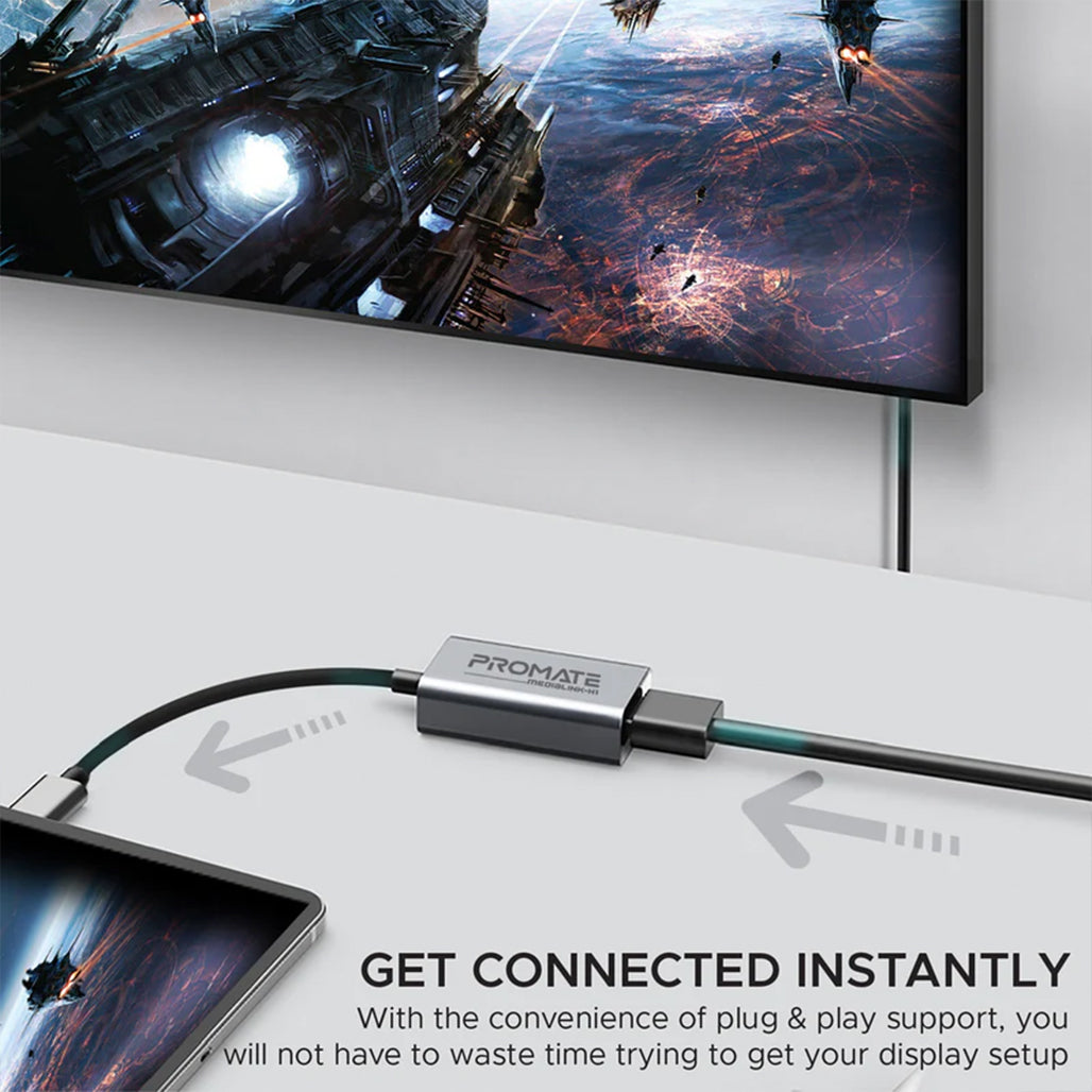 Promate MediaLink-H1 - High Definition USB-C to HDMI® Adapter