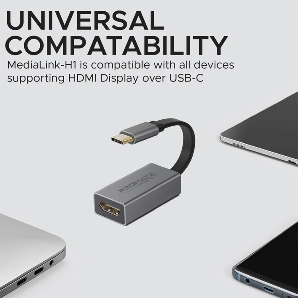 Promate MediaLink-H1 - High Definition USB-C to HDMI® Adapter