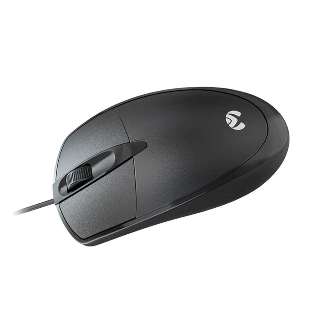 Mikuso MOS-371U Wired Optical Mouse – 1200 DPI, USB, Black