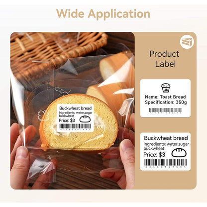 NIIMBOT White Labels 5x3 cm 230 Pieces for B1 Label Printers