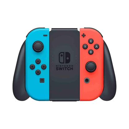 Nintendo Switch with Neon Blue and Neon Red Joy‑Con - Pixel Zones